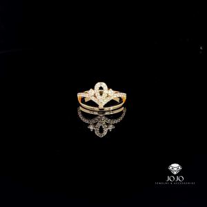 Nhẫn nữ N1189 thiết kế kiểu vương miện đính đá cz cao cấp sáng lấp lánh JOJO Women