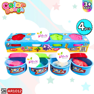 MwnToys Mainan Edukasi Colour Dough 4pc AR1012
