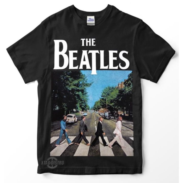 T-shirt the beatles 3 ABBEY ROAD Premium Tshirt the beatles vintage ...