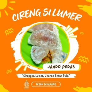 Cireng Isi Lumer Rasa Jando Pedas (Besar) Khas Bandung Vaccum Packing Isi 6 Pcs