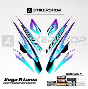STIKER STRIPING VEGA R LAMA GRAFIS VARIASI 005
