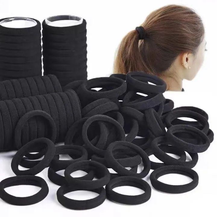 50/100pcs%20Black%20Hair%20Bands%20for%20Women%20Girls%20Hairband%20High%20Elastic%20Rubber%20Band%20Hair%20Ties%20Ponytail%20Holder%20Scrunchies%20Accessorie%20-%20Image%2010