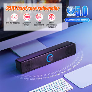 Wireless Bluetooth Soundbar Speaker Portable Long Stereo Sound Bar 3D Surround Subwoofer For Computer Laptop PC TV Gaming