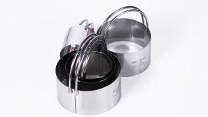 Biscuit Cutter Set (5 Pieces/Set) Round Cookies Cutter with Handle Professional Baking Dough Tools Gift Package