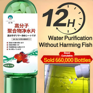 Aquarium Cleaner Tablets High Polymer Formula Rapid Cleaning Fish Tank Water Clarifier Safe for Fish Singapore Crystal Clear Aquarium Water Treatment