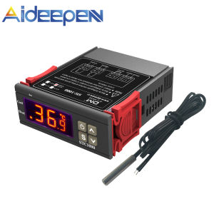 Original Aideepen STC-1000 Digital Temperature Controller Thermostat Waterproof Sensor Heater Temperature Controller LED Relay Control Incubator