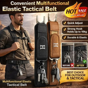 JS Magic Strap Tactical Belt Velcro Military Belt Quick Release Adjustable Outdoor Hiking Heavy Duty Nylon Strap Survival Gear for Men Women