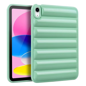 For iPad Pro 12.9 2022 2021 2020 12.9-inch 5th 4th 3rd generation Fashion Down Clothes Style Design Tablet Shockproof Protective Cover Solid Candy Color Soft TPU Case