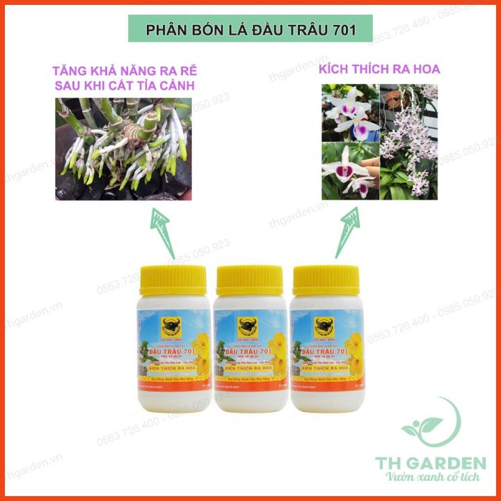 Phân Bón Lá Đầu Trâu 701 - Phân bón cho lan hoa cây cảnh - ra hoa sớm ...
