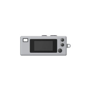 มินิกล้องดิจิตอลพวงกุญแจ Mini Retro กล้องแฟลชพวงกุญแจของเล่นตกแต่ง