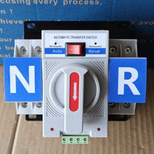 MCB Type Dual Power Automatic Transfer Switch 2P 63A ATS Micro Circuit Breaker Electrical Switch