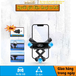 Ford Trọng Lực Giá Đỡ Điện Thoại Ô Tô Cho Điện Thoại Di Động 4.7-7 Inch Cửa Thoát Khí Ô Tô Giá Đỡ Điện Thoại Đa Năng Chống Sốc GPS Kẹp Giá Đỡ Điện Thoại Thông Minh