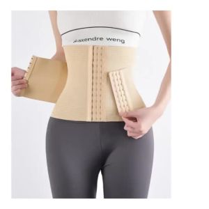 Joe Sir Anti-Roll Waist Trainer for Women - Double Hook Postpartum Corset Slims Tummy Instantly No-Slip Design Breathable Waist Cincher