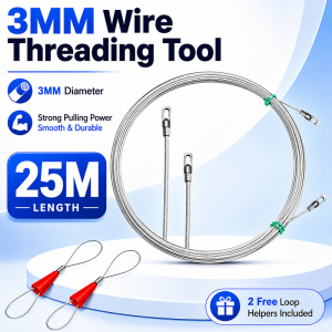 【Local shipping】Universal 3MM Electrician Threading Wire Lead Threading Device Tool Electrical Cable Running Puller