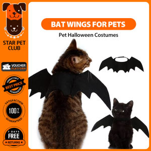 Halloween quần áo thú cưng dễ thương Đen cánh Trang Phục Cosplay mèo và chó bữa tiệc Halloween cho phụ kiện cho thú cưng