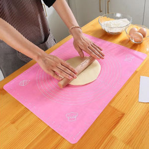 Tấm Lót Nhào Bột SiliconThảm lót nhào bột cán bột bằng silicone kích cỡ 50x40cm