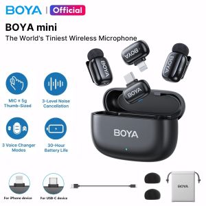 BOYA mini Wireless Microphone | AI Noise Cancelling Mic | Lapel Mini Microphone | Compact | Plug & Play