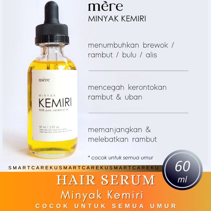 MINYAK KEMIRI CANDLENUT OIL SERUM PENUMBUH RAMBUT HITAM TEBAL 60ML