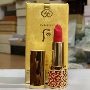 [HCM]Son lì cao cấp hoàng cung chống thâm môi khô môi nhăn môi của Whoo Mi Velvet Lip Rouge màu số 24 Orange Red Đỏ cam 35g-VIFASHOP