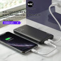 Pin sạc dự phòng 10000mAh Wekome WP-129 thông minh tự ngắt nguồn điện - AK STORE. 