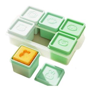 Efficient Safe Box With 6 Divided Sections Leakproof Silicone Holders Box With Lid For Kids Adults