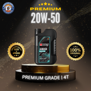 MOREV M800 20W-50 20W50 4T Motorcycle Engine Oil | Minyak Hitam | API SM JASO MA | Mineral Oil | EX5 Wave LC135 RXZ