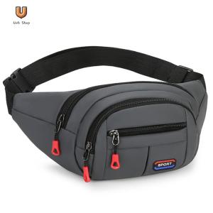 Men Women Crossbody Bag Sling Bag Fashion Waist Pack for Travel Hiking Running [Ueb Shop]
