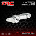 TRC Racing 2 POT Radial Brake Caliper Bracket CNC for Honda Click v1 v2 v3 125 / 150 8030. 