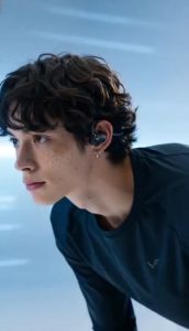 Vinnfier Essential S3 Air Conduction Bluetooth V6.0 Open-Ear Sports Headphones running earphones