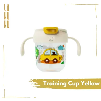 Lakuku - Sakumini 3in1 gelas botol minum gagang Sedotan Training Sippy Cup Anak