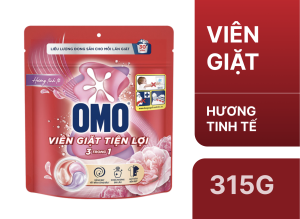 Viên Giặt OMO 3in1 Hương Tinh Tế 210g 315g