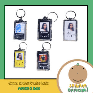 Ganci Spotify Custom Foto dan Lagu Akrilik / Gantungan Kunci Spotify Akrilik Custom Foto dan Lagu
