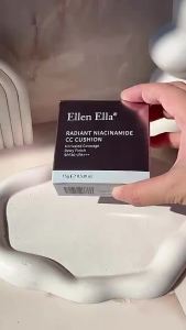 Ellen Ella Flawless Makeup Set: 16H Full Coverage CC Air Cushion & 3 in 1 Tone Up Cream with SPF