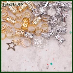 RAZIE BIN ห่วงรัดผมแบบกลวงออก36ชิ้นอุปกรณ์แต่งผมแบบทำมืออุปกรณ์แต่งผมเครื่องประดับผมแบบล็อคเกลียว
