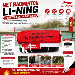 TERLARIS !! NET BADMINTON LINING / BULUTANGKIS / NET ORl / BADMINTON / NET JARING / ALAT OLAHRAGA / BARANG BERKUALITAS / NET LINING ORl / NET BEST SELLER