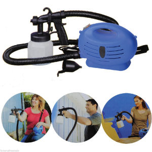 Paint Spray DIY Electric 3 Way Spray Gun System Painting Indoor Outdoor/Penyembur Cat Elektrik