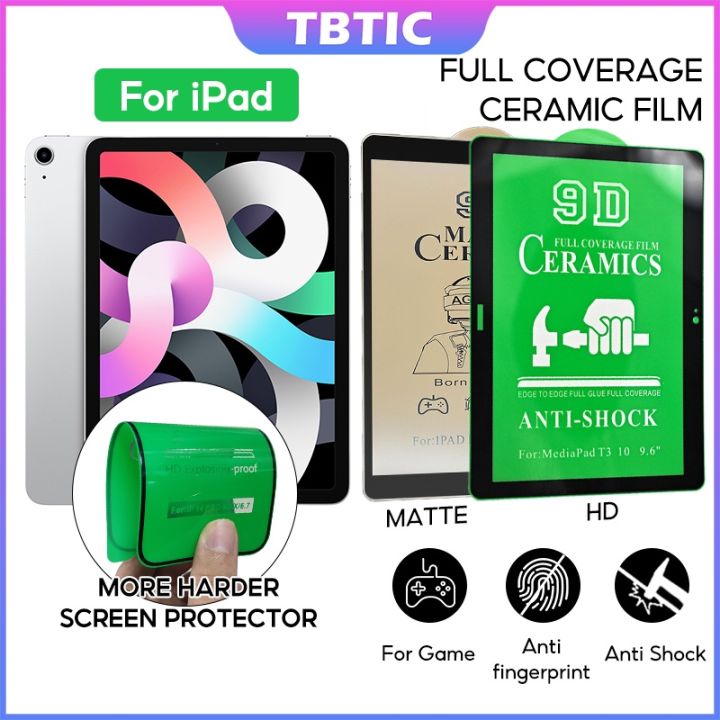 TBTIC Ceramic Matte Tempered Glass Screen Protector For iPad 10th