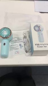 Portable Mini Cute Fan Hand-held Quiet Small USB 500 Mah Rechargeable Neck Fan for Student Dormitory Office Outdoor Hand Fan