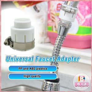 BIBLIO Plastic Universal Faucet Adapter Kitchen Sink Tap Adaptor Tap Connector Water Filter