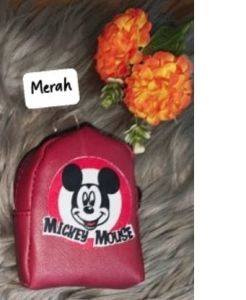 DOMPET MINI POUCH DOMPET KOIN GAMBAR MICKEY MOUSE