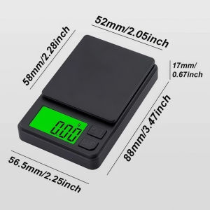 Mini Electronic Digital Scale 0.01/0.1g High Precision Portable Jewelry Kitchen Food Weighting Scale