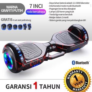 Terbaru Smart Balance Wheel / Hoverboard 7 Inch- GRATIS 6 set alat pelindung