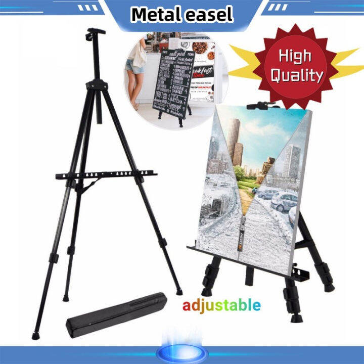 Thick Aluminum Mini Easel Stand Folding Telescopic Display /Painting ...