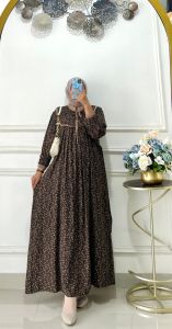 Erina Dress Gamis Terbaru Motif Dan Polos COD