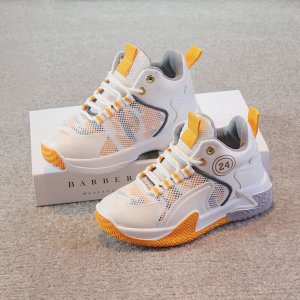 【FREE SOCKS】Fashion Korean kids Sport shoes boy&girl durable Rubber Basketball shoes trendy school sneakers