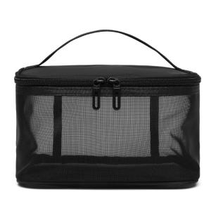 Single/Double Layer Makeup Organizer Bag Nylon Cosmetic Bag Toiletry Bag Mesh Waterproof Makeup Brush Bag Cosmetic Pouch