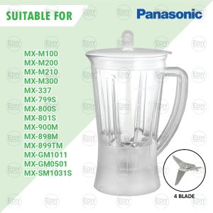 fast shipping -in stock[1 Liter Big Jug] BLENDER JUG BIG FOR MX-GM1011H MX-800S MX-801S MX-M200 MX-M210 MX-900M MX-M100 MX-337 MX898M 1080