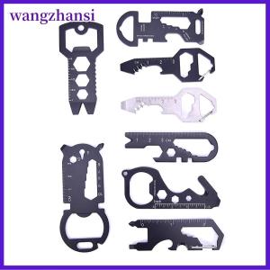 wangzhansi เครื่องมืออเนกประสงค์กลางแจ้งพวงกุญแจที่เปิดการ์ดพร้อมเครื่องมือแกดเจ็ตอเนกประสงค์