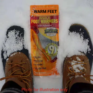 ♥️🇸🇬 WARM FEET Insole foot warmer heating insole (23cm). 2pcs per pack. Heat relief up to 9 hours. Non adhesive