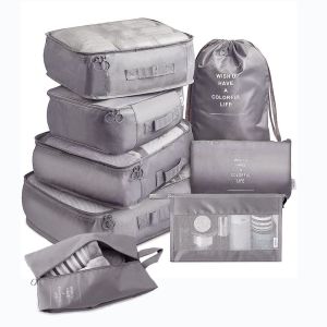 Tas Travel Import Travel Bag Organizer Kit Storage Pakaian Praktis Tas Multifungsi COD TT-06-7in1